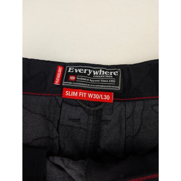 686 Men's 30 x 30 Featherlight Everywhere Chino Pants Black Camo - Picture 6 of 10